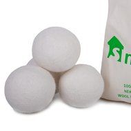 SMYLLS Wool Dryer Balls, Organic Reusable Natural Fabric Softener ,Set of 6