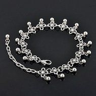 Women Anklet Silver Bead Chain Ankle Bracelet Barefoot Sandal Summer Beach Foot N3