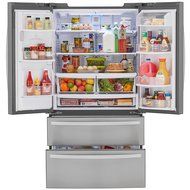 Kenmore 72495 26.7 cu. ft. 4-Door French Door Refrigerator w/Dual Freezer Drawers &ndash; Active Finish N3