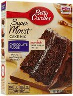 Betty Crocker Supermoist Cake Mix-Chocolate Fudge-15.25 oz N3