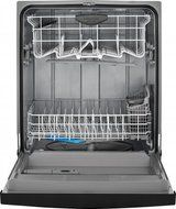 Frigidaire FGCD2444SF 24" Built In Full Console Dishwasher with 5 Wash Cycles, in Stainless Steel with Black Console