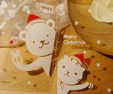 ONOR-Tech 100 PCS Lovely Cute OPP Self Adhesive Cookie Bakery Candy Biscuit Treat Gift Diy Plastic Bag (Flower) N55