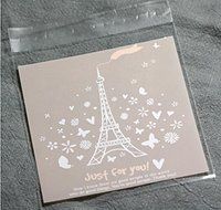 ONOR-Tech 100 PCS Lovely Cute OPP Self Adhesive Cookie Bakery Candy Biscuit Treat Gift Diy Plastic Bag (Flower) N56