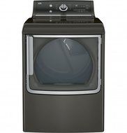 GE Metallic Carbon Top Load Laundry Pair with GTW810SPJMC 28" Washer and GTD81ESPJMC 28" Electric Dryer