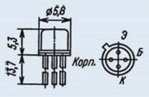 Transistors germanium GT328V analogue 2N3282, 2N3284, AF106A USSR 20 pcs N2