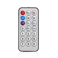 Yosoo Portable Mini Wooden Bass Stereo FM Radio Speaker mp3 player FM remote control desktop stereo speaker audio... N3