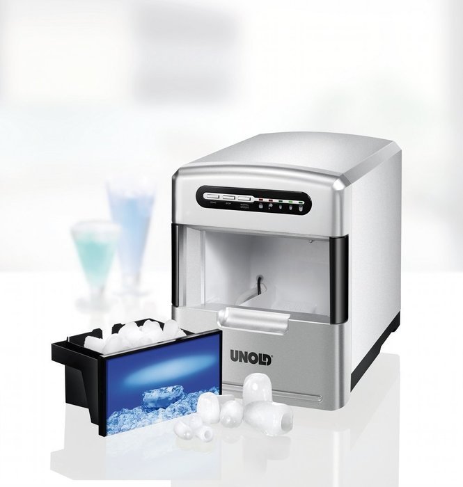 UNOLD ICE CUBE MAKER ICE MACHINE 230 Volt~, 50 Hz / Ice cubes made quickly &ndash; whether in the office, at the party...