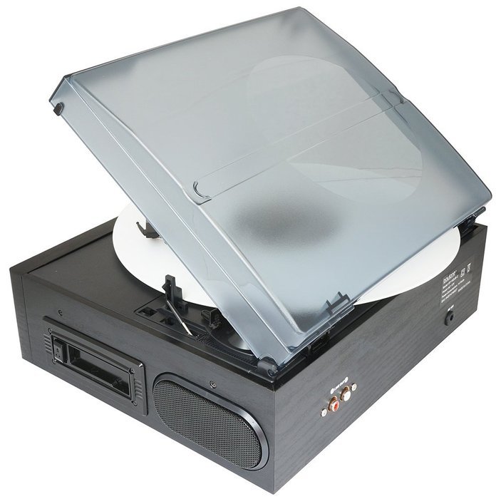 Boytone BT-16DJB-C 3-speed Stereo Turntable with 2 Built in Speakers Digital LCD Display + Supports USB/SD/AUX... N4