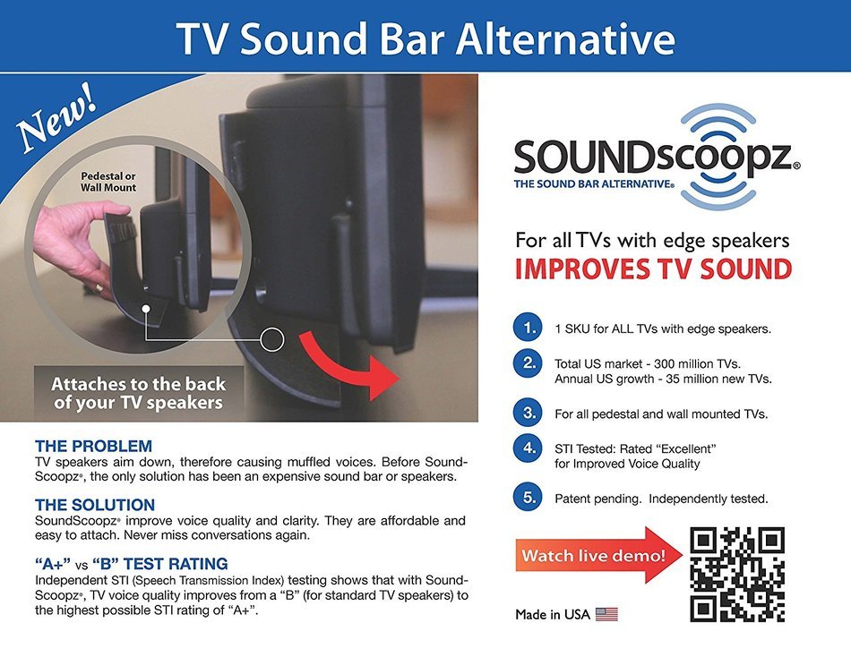 SOUNDscoopz - The sound bar alternative