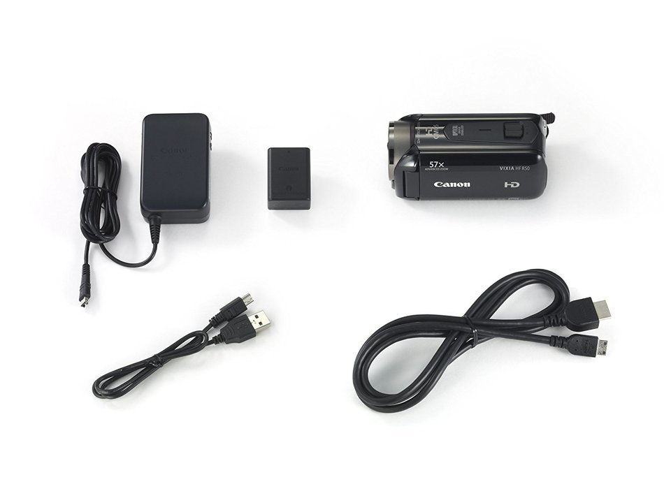 Canon VIXIA HF R50 Full HD Camcorder with Wi-Fi and 3-Inch LCD (Black) (Discontinued by Manufacturer) N2