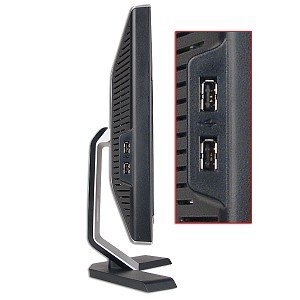 17" Dell 1707FPt DVI LCD Monitor w/USB Hub (Black)