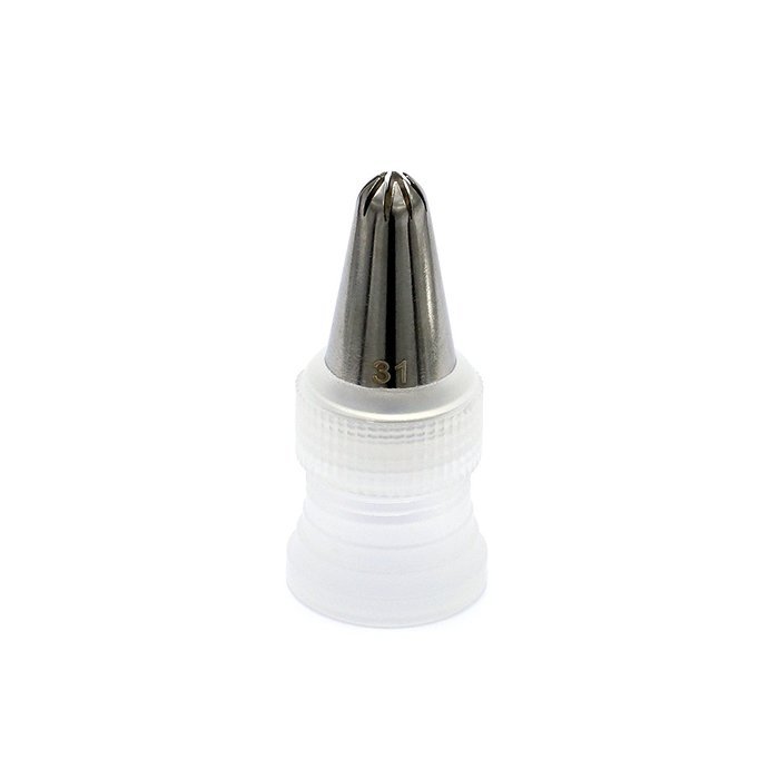 16 Piece Nozzles Stainless Piping Steel Cake Decorating Tube Tips Set for Cake Decoration with Hinged Storage... N9