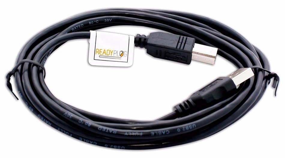 10ft ReadyPlug&reg; USB Cable for: Hewlett Packard CB755AB1H Hp Deskjet F4580 Wireless All-in-one Printer/scanner/...