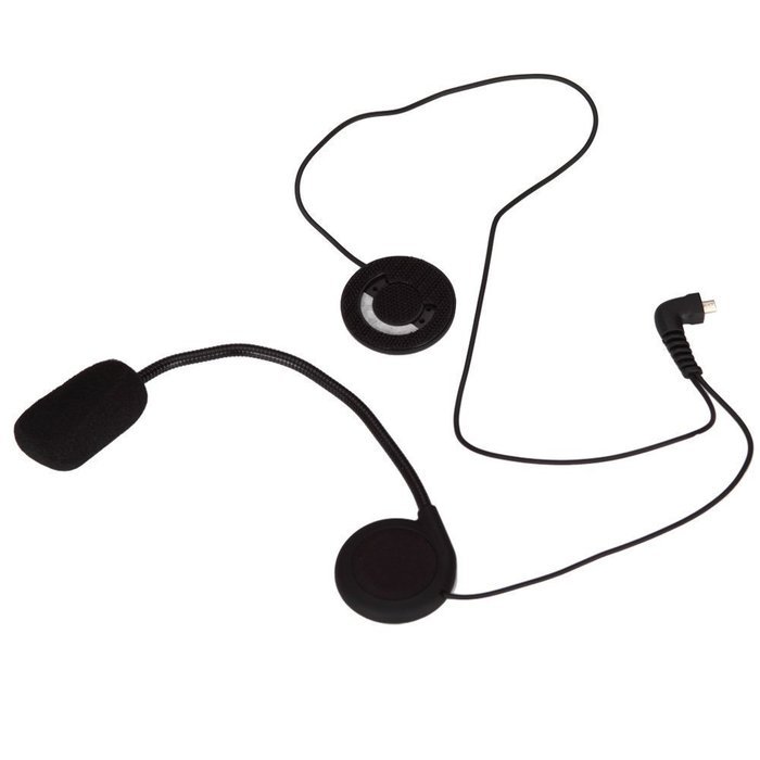 RioRand&reg; 2pcs A Pair Interphone Bluetooth Motorbike Motorcycle helmet intercom Headset 800M rider to pillion N4