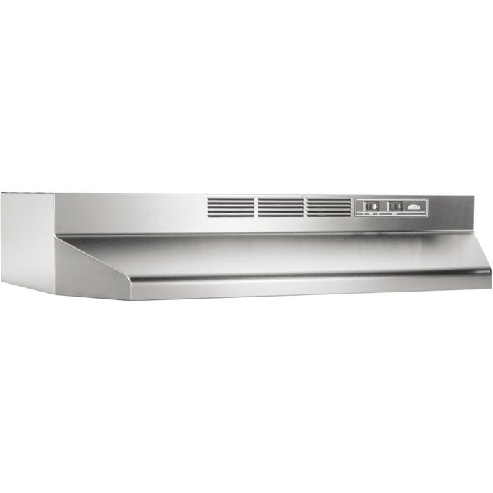 Broan 414204 ADA Capable Non-Ducted Under-Cabinet Range Hood, 42-Inch, Stainless Steel N2