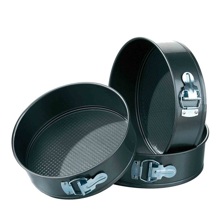 Startony Non Stick Set of 3 Round Springform Pan with Loose Base Cake Baking Tin Interlocking Bakeware 5 inch... N15