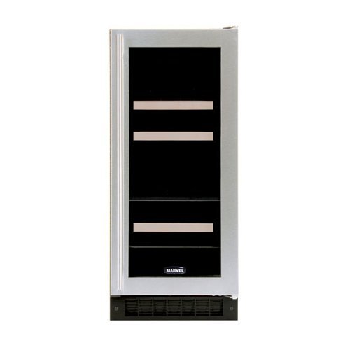 Luxury 5 Bottle / 60 Can Two-Zone Beverage and Wine Refrigerator Door: Black, Hinge: Left
