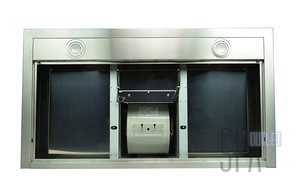 Blue Ocean 36" RH190 Stainless Steel Wall Mount Kitchen Range Hood