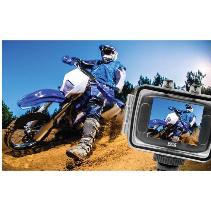 1 - 5.0 Megapixel 720p Sport Action Camera with 2" Touchscreen (Orange), 2" touchscreen for video playback & settings... N3