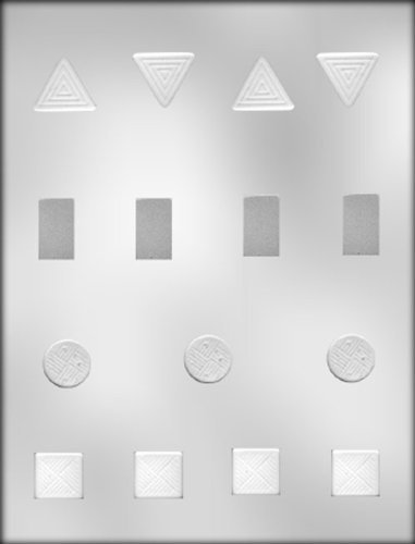 CK Products Triangle, Rectangle, Round, and Square Chocolate Mold