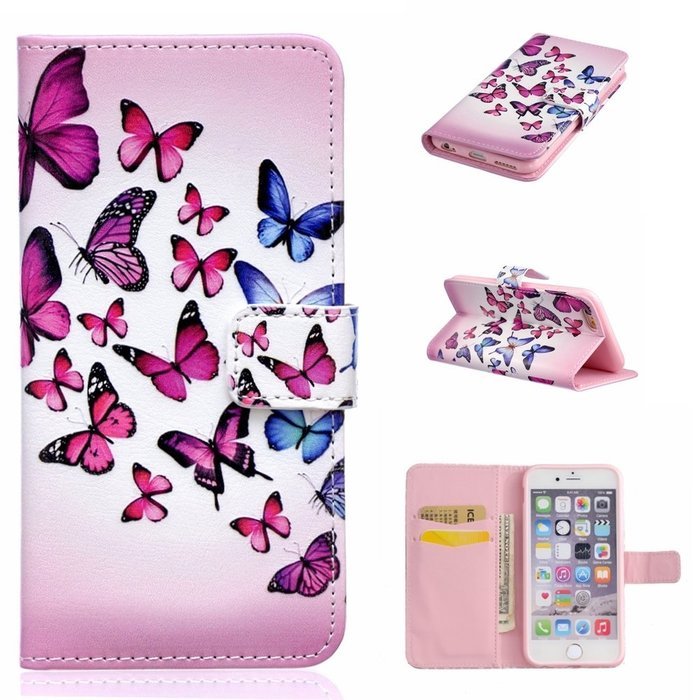 UNEXTATI iPhone 6 / iPhone 6s Case, Premium Wallet Case with Black Cover, Card Slot, Kickstand Function, Magnetic... N11