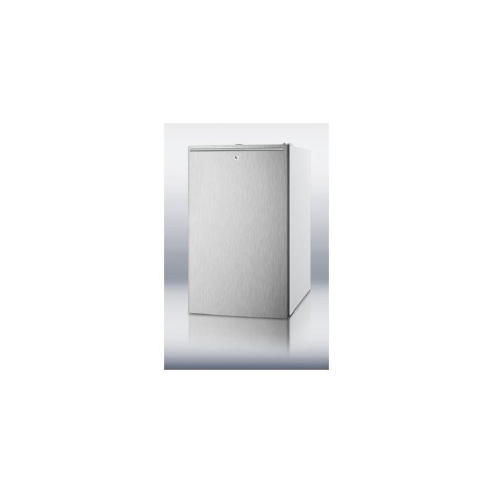 Summit 4.1 cu. ft. Counter Height 20 Inch Refrigerator w/ SS Door & Horizontal Handle FF511LSSHH N3