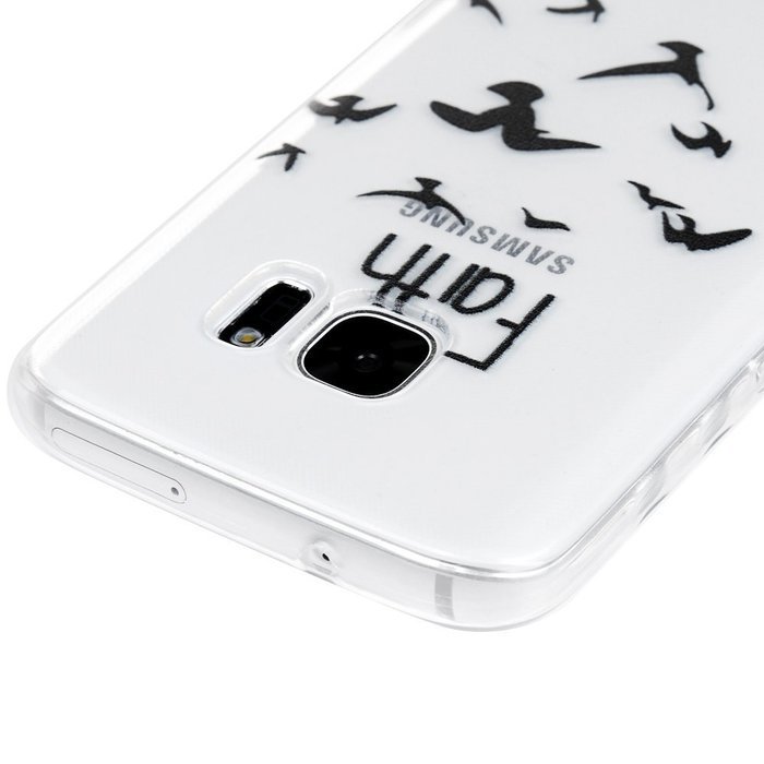 Badalink Galaxy S7 Case Shock-Absorbing Drop Protection TPU Bumper Protective Back Cover Slim-Fit Flexible Easy... N21
