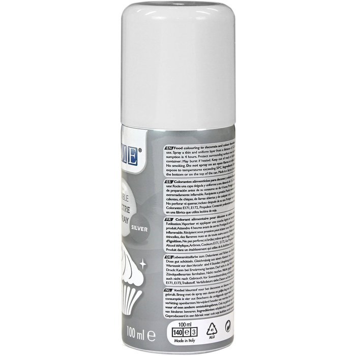 PME Sugarcraft Lustre Spray - Silver N4