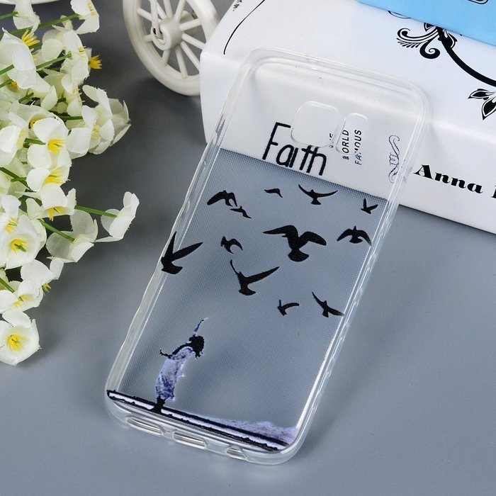 Badalink Galaxy S7 Case Shock-Absorbing Drop Protection TPU Bumper Protective Back Cover Slim-Fit Flexible Easy... N22