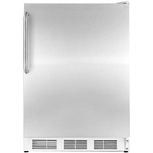 Summit FF6CSSRHD 24" Built In Undercounter All Refrigerator with Complete Stainless Steel Exterior