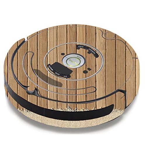 Skin Decal Vinyl Wrap For IRobot Roomba 650 655 Vacuum / Wood Floor2