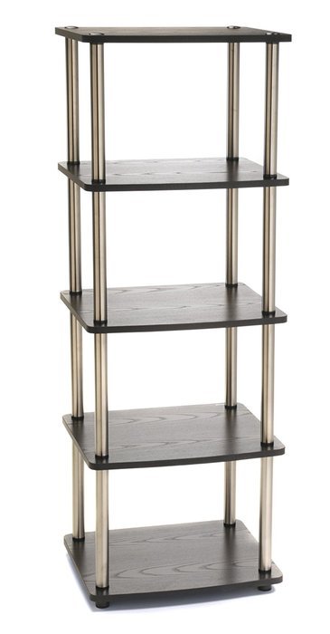 Convenience Concepts Designs2Go X-Tra Storage 5-Tier Media Tower, Black