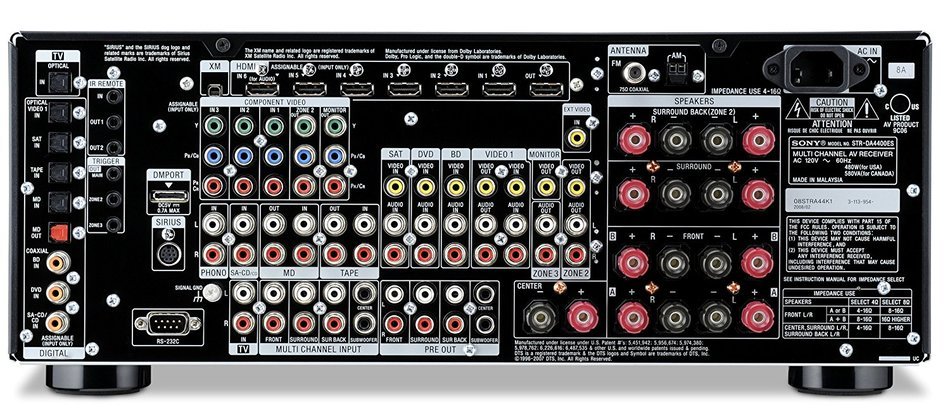 Sony STR-DA4400ES 7.1 Channel AV Receiver (Discontinued by Manufacturer) N4