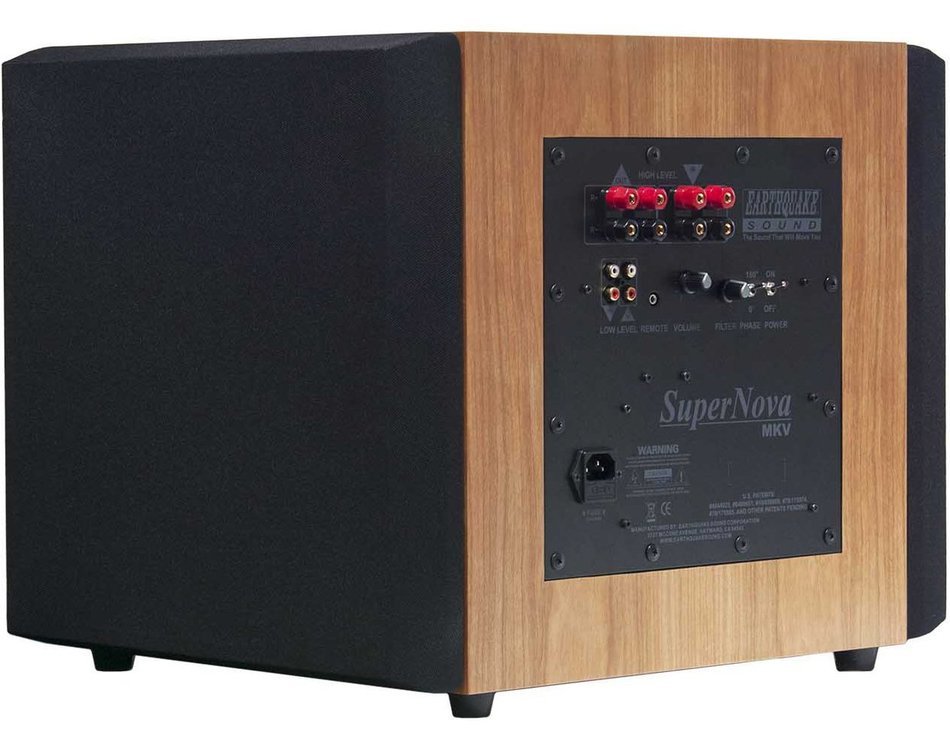 Earthquake Sound Supernova MKV-12VC 12-inch Powered Subwoofer (Cherry, Single) N4