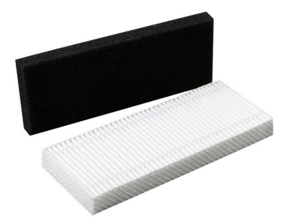 Replacement HEPA Filter&Filter Pulp for Ecovacs CEN630 CEN530 CR631 Vacuum Cleaner