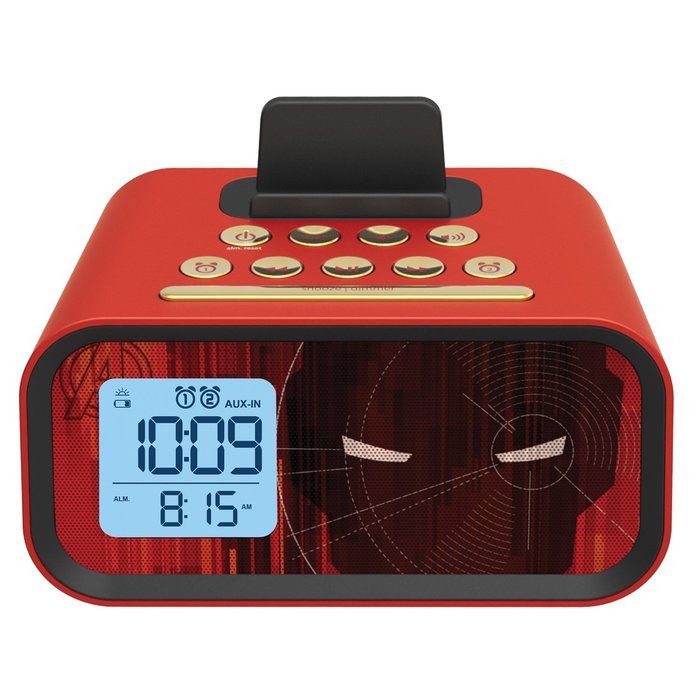 Iron Man Dual Alarm Clock Speaker System (MR-M23) N2