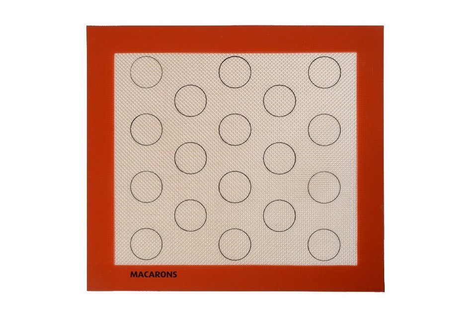 100% food grade silicone baking mat for macaron 44 circles white 11.8 X 15.7 inch N10