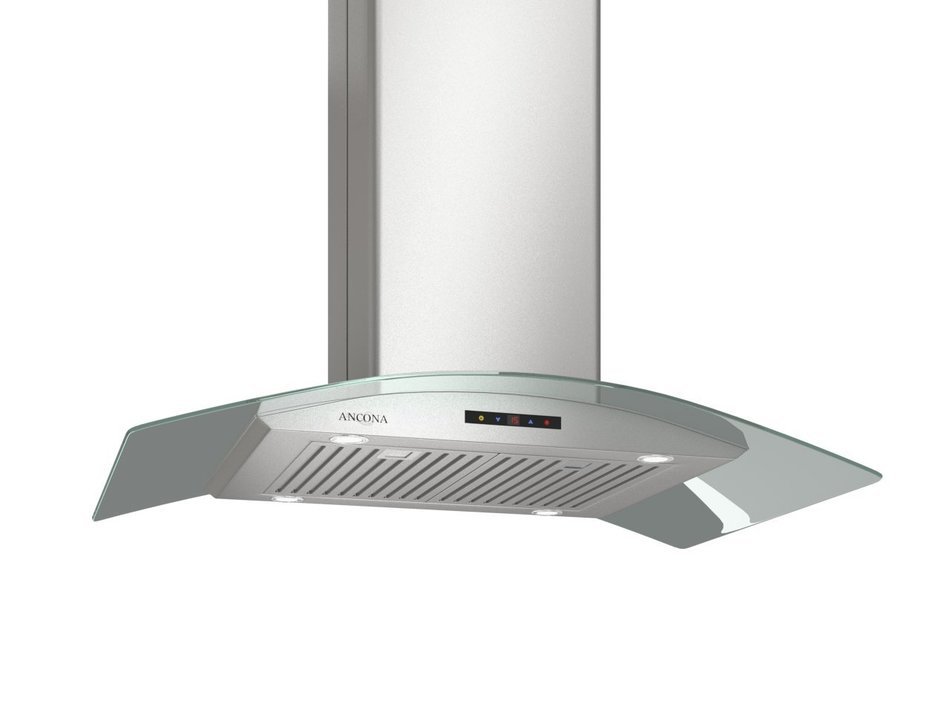 Ancona Elite Glass Island Range hood - 36"