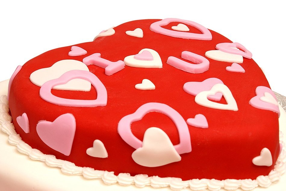 Marathon Housewares KW200019 Premium Silicone Bakeware Heart Cake Pan - Red