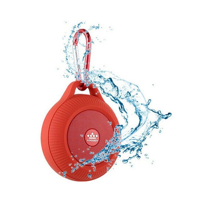 Wireless Portable Shower/Outdoor Speaker,TECHKOO Royqueen 3.5W Travel Speaker Waterproof Dustproof Shockproof... N7