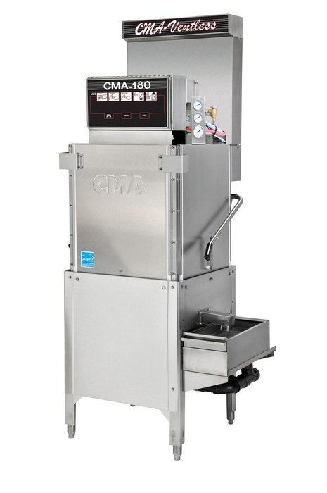 CMA Dishmachines CMA-180-VL 40 Rack/Hr Ventless Door-Type Dishwasher