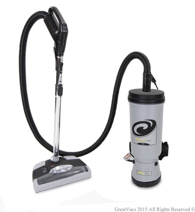 NEW Fully Loaded More Powerful Proteam MegaVac 10 qt Backpack Vacuum Cleaner 10 quart Mega Vac