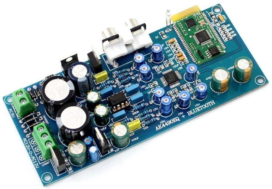 AK4490 LME49720 CRS 4.0 I2S Bluetooth Fever DAC Decorder Board w/ Dual Power N4