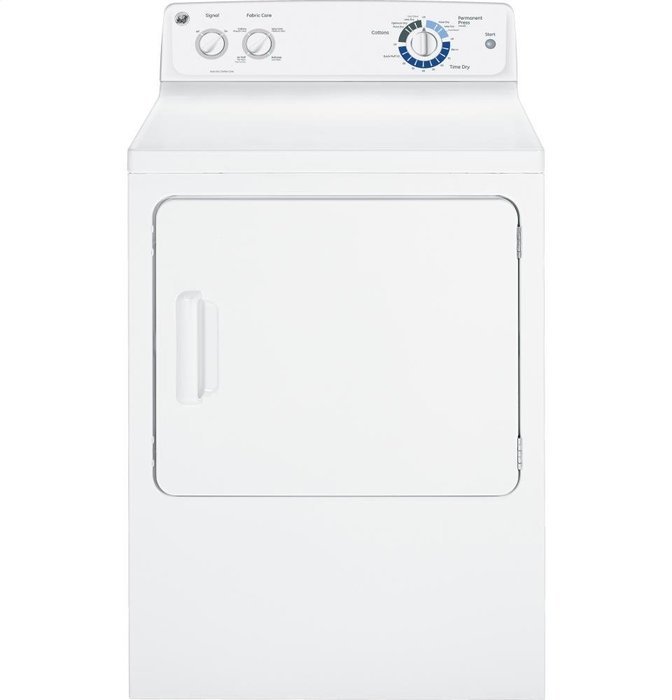 6.0 Cu. Ft. Capacity DuraDrum Gas Dryer &ndash; White