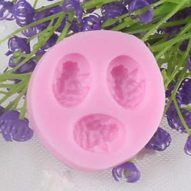 Y&XL&H DIY Three Holes Angle Silicone Mold Fondant Molds Sugar Craft Tools Resin flowers Mould Molds For Cakes N4