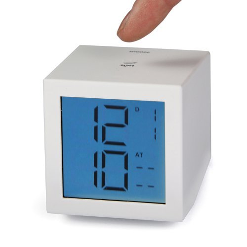 Lexon LR126W Prism R&eacute;veil LCD Blanc N2