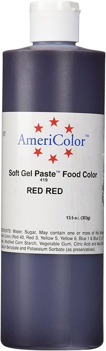 Americolor Red Red Soft Gel Paste 13.5 Ounces