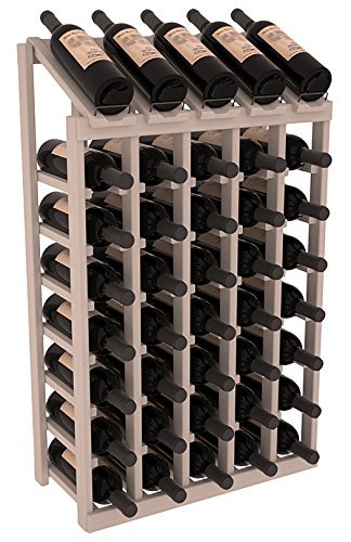 Wine Racks America Ponderosa Pine 5 Column 8 Row Display Top Kit. 13 Stains to Choose From!