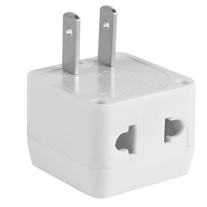 Yubi Power 2 in 1 Universal Travel Adapter with 2 Universal Outlets - Built in Surge Protector - 5 Pack - Green... N7