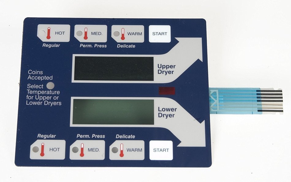 Dexter Stack Dryer 9801-059-002 Blue Keypad 922840